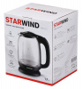 Чайник электрический Starwind SKG1210 черный, стекло от магазина Старвинд