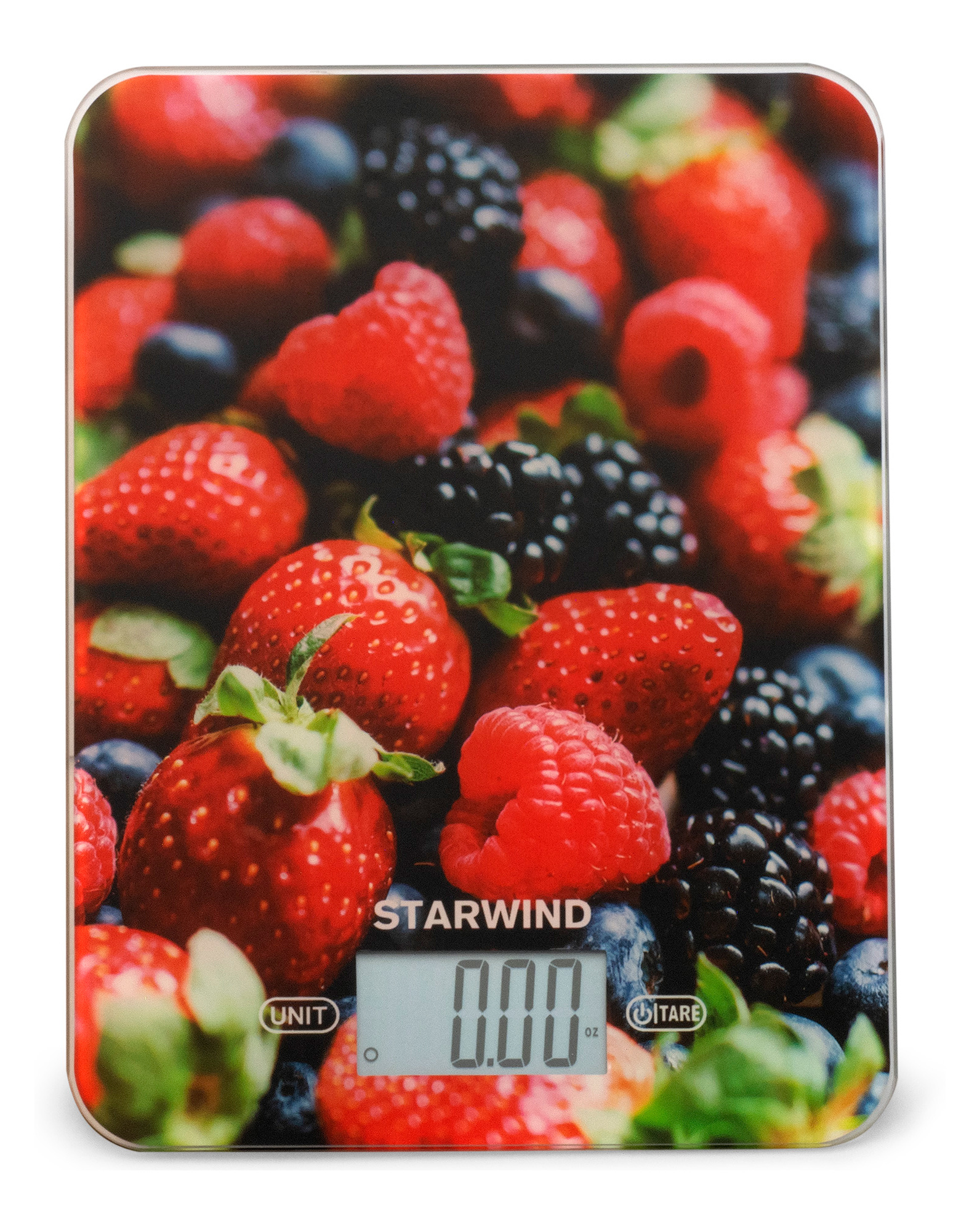 Весы кухонные Starwind SSK3355 рисунок/ягоды от магазина Старвинд
