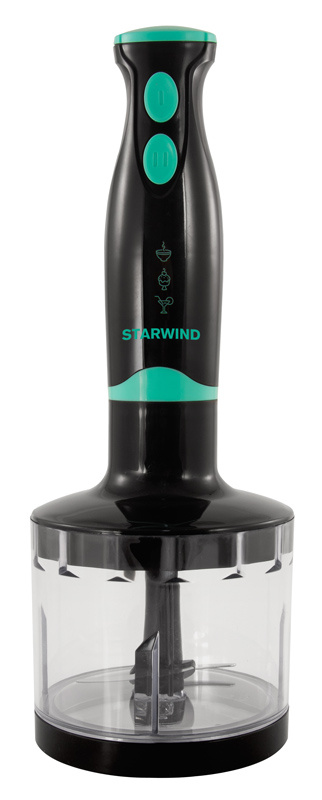 Блендер погружной Starwind SBP2322b темно-серый/бирюзовый от магазина Старвинд