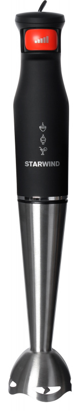 Блендер погружной Starwind SBP3432b черный/красный от магазина Старвинд