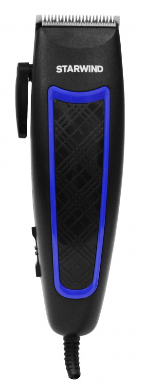 Машинка для стрижки Starwind SBC1710 черный/синий от магазина Старвинд