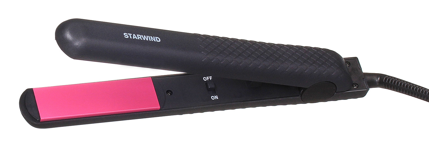 Выпрямитель Starwind SHE5500 черный/розовый от магазина Старвинд