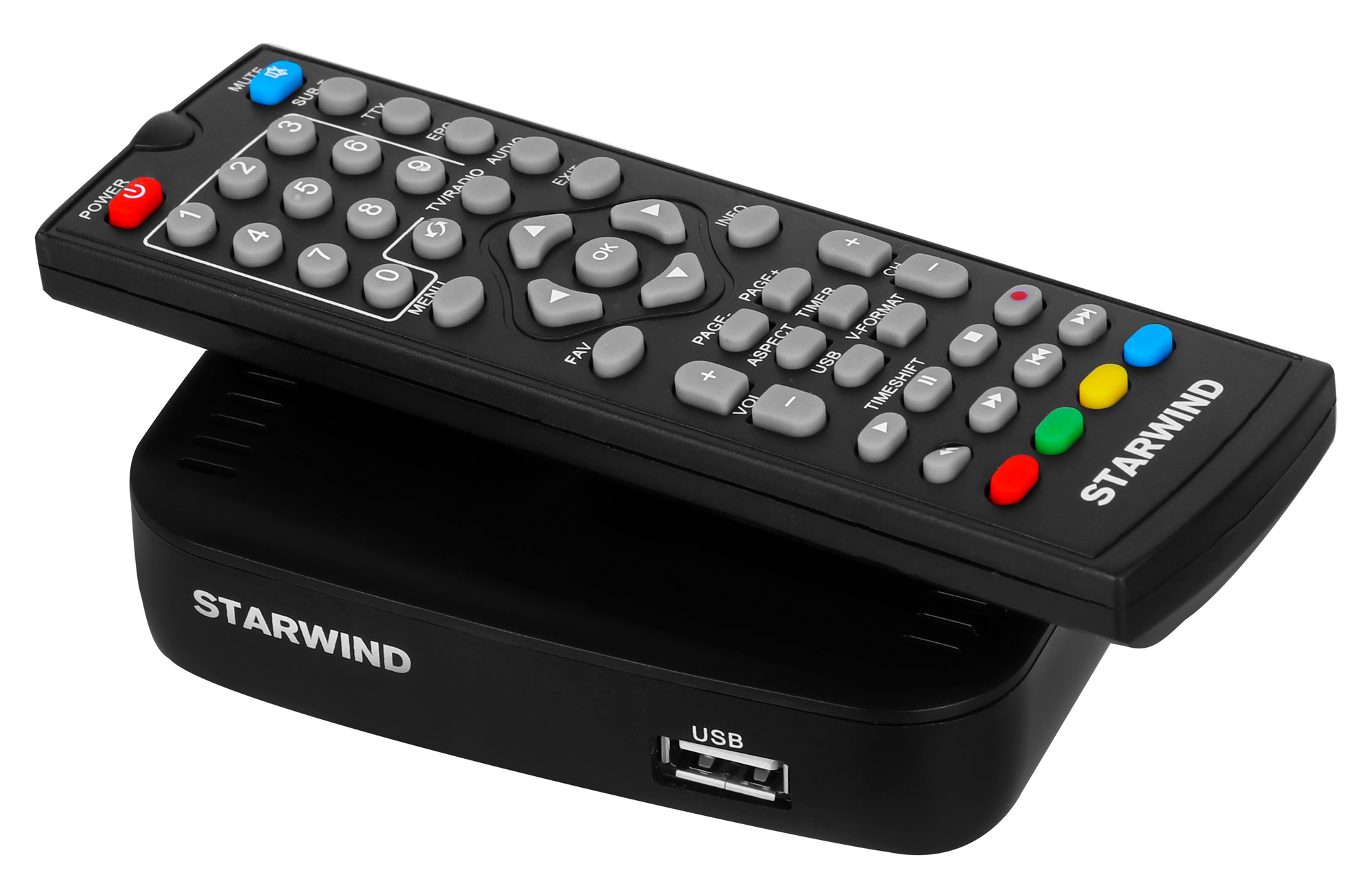 Ресивер DVB-T2 Starwind CT-160 от магазина Старвинд