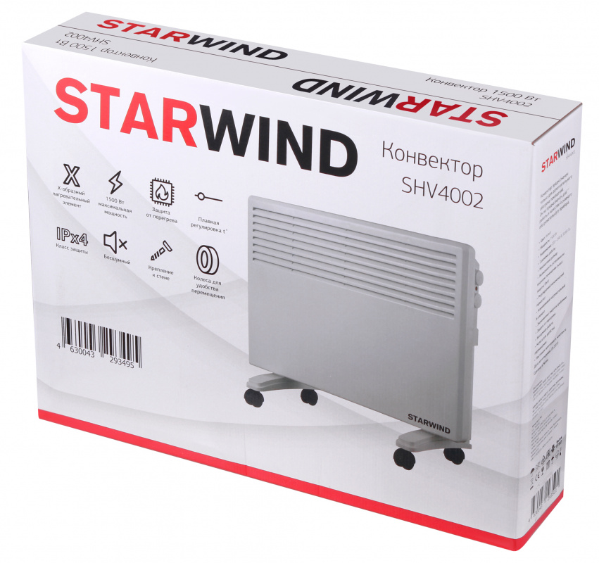 Конвектор Starwind SHV4002 белый от магазина Старвинд