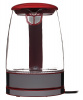 Чайник электрический Starwind SKG2419 бордовый/серебристый, стекло от магазина Старвинд