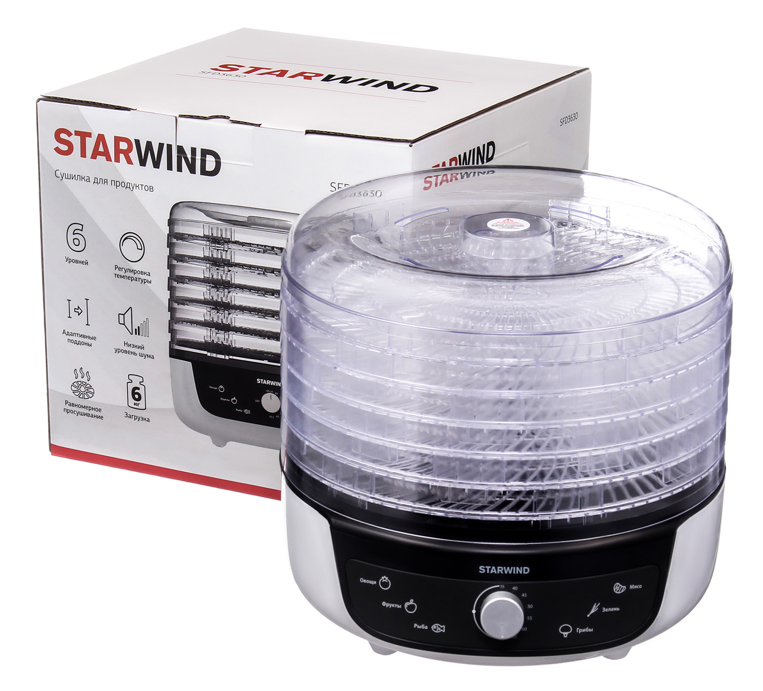 Сушка Starwind SFD3630 белый от магазина Старвинд