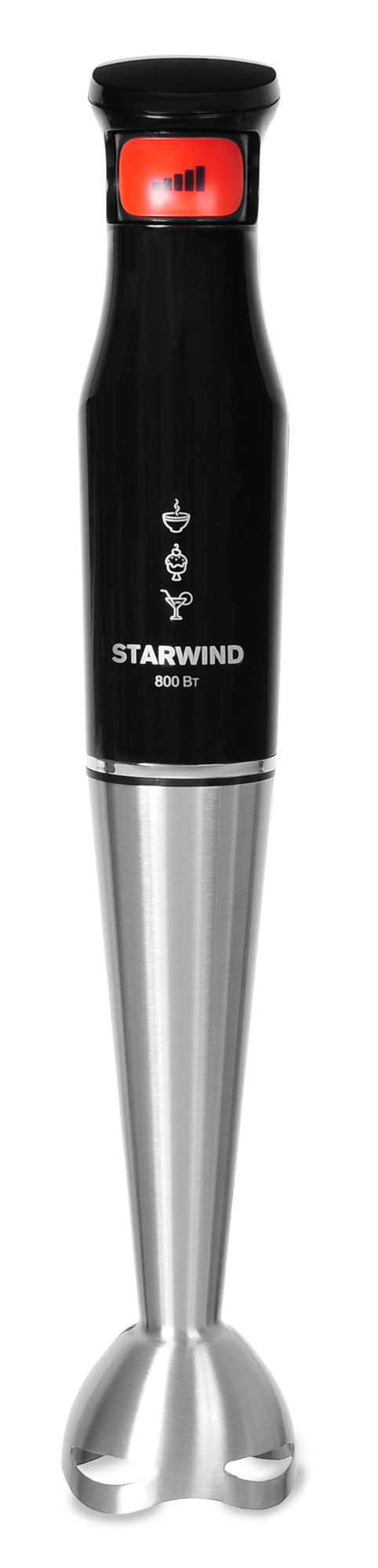 Блендер погружной Starwind SBP2412w черный/оранжевый от магазина Старвинд