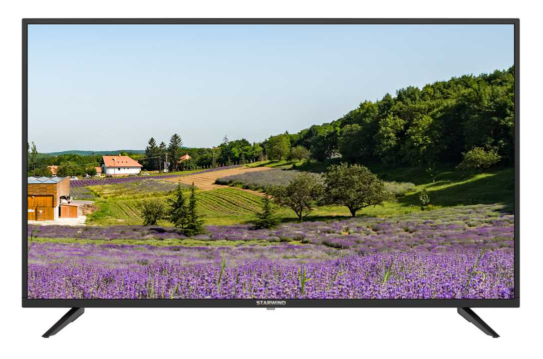 Телевизор Starwind SW-LED43UA403, 43", LED, 4K Ultra HD, черный от магазина Старвинд