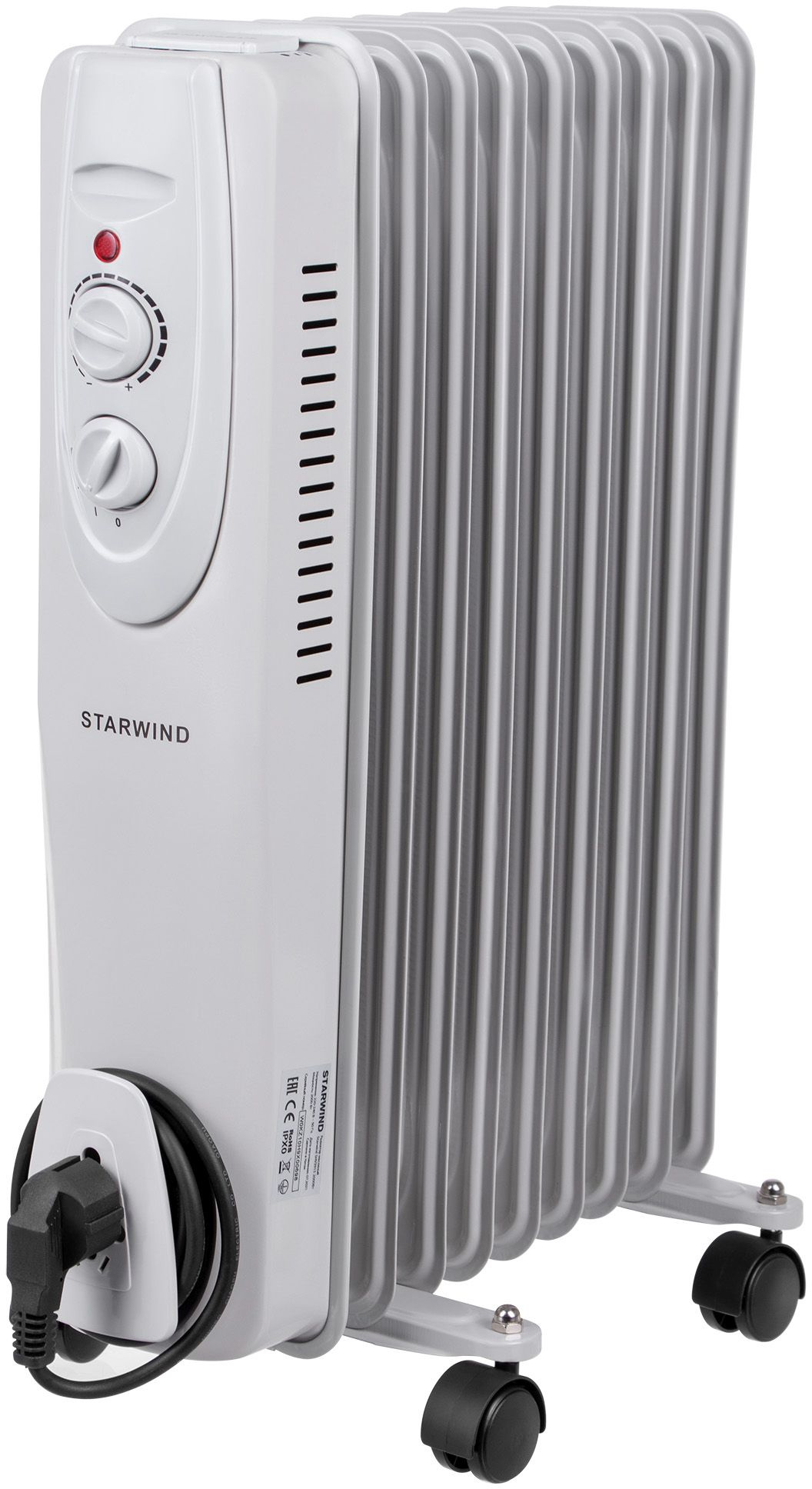 Масляный радиатор Starwind SHV3915 белый от магазина Старвинд