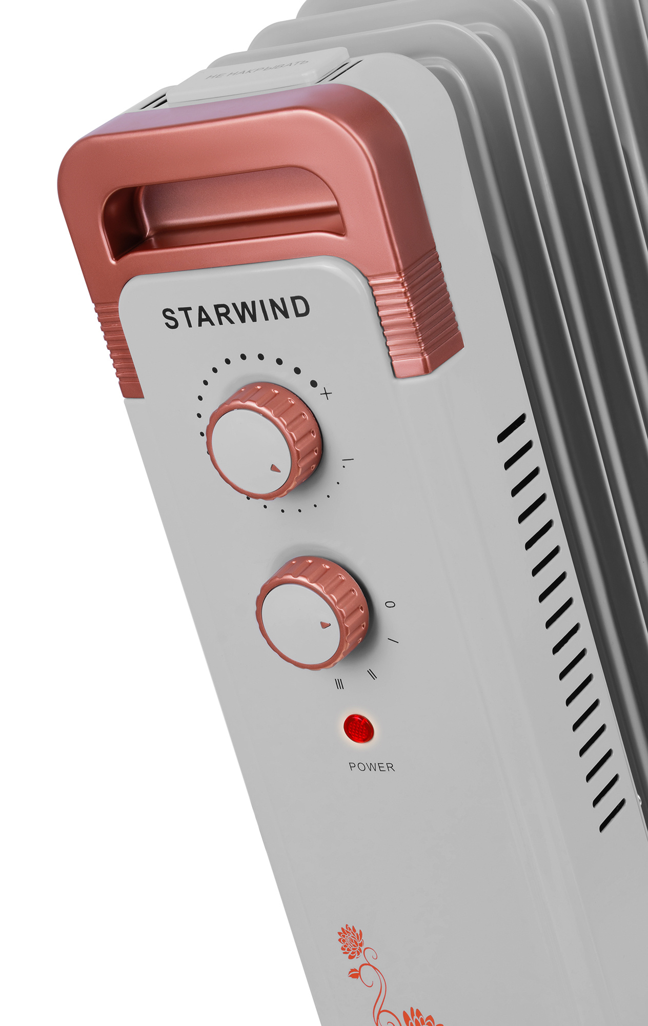 Масляный радиатор Starwind SHV6120 белый от магазина Старвинд