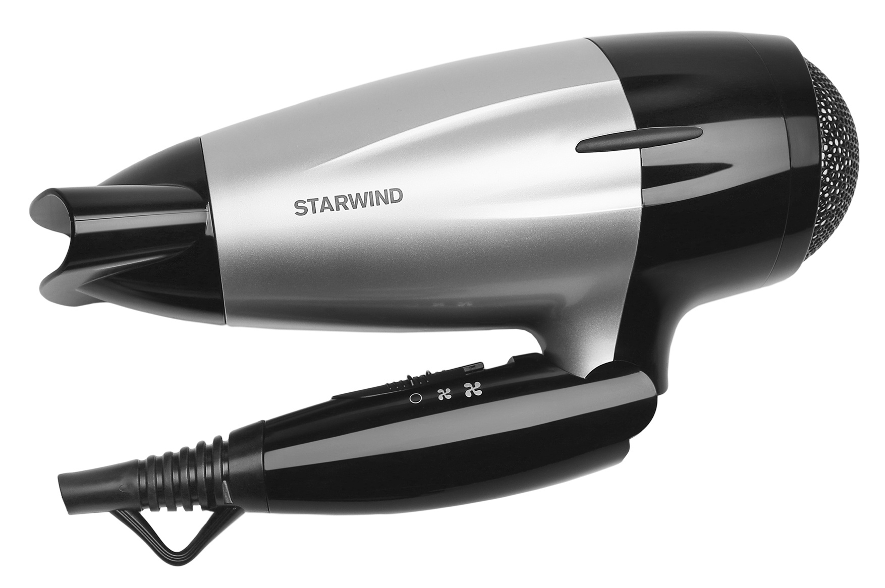 Фен Starwind SHD 6110 черный/серебристый от магазина Старвинд