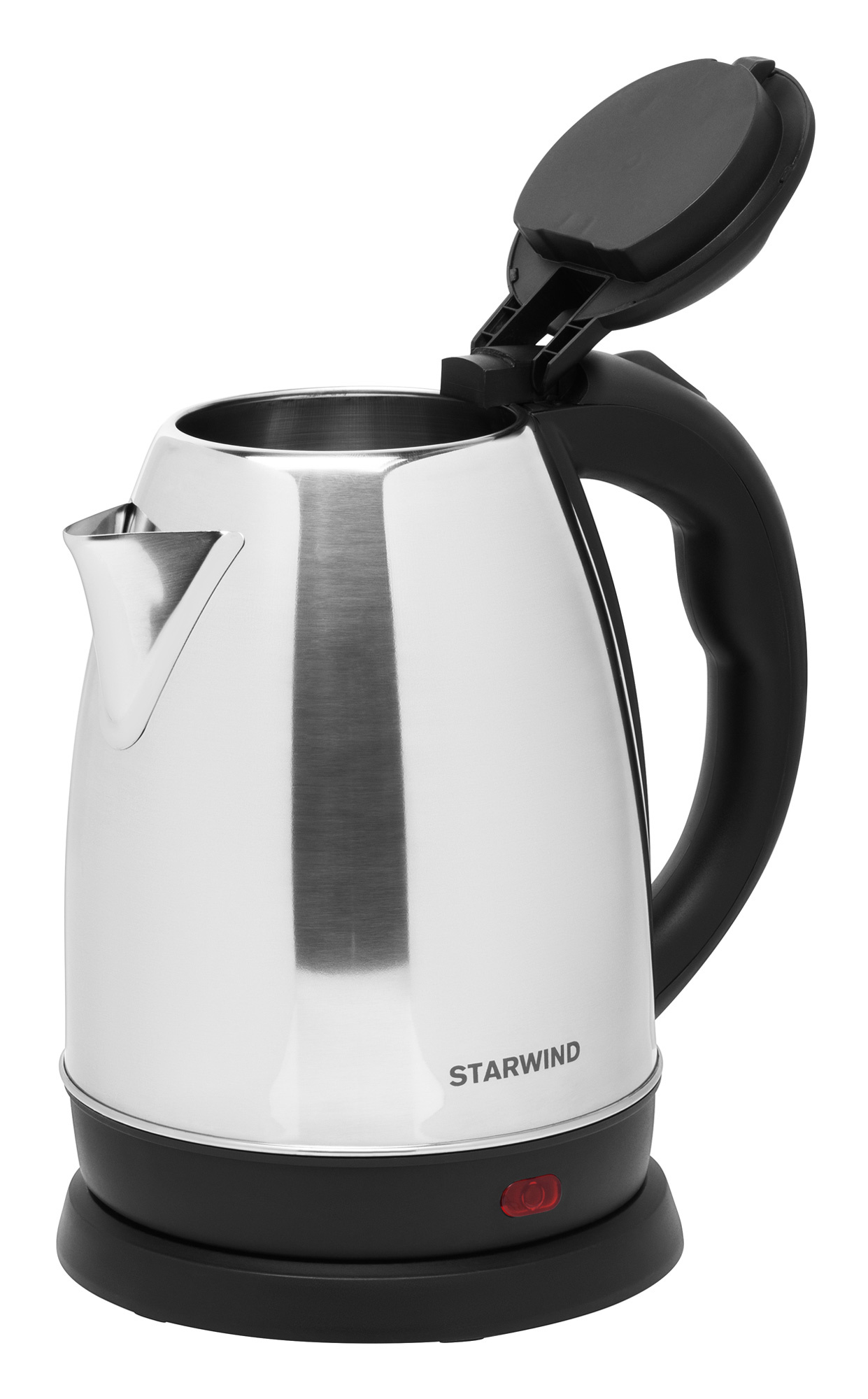 Чайник электрический Starwind SKS1053 серебристый/черный, нержавеющая сталь/пластик от магазина Старвинд