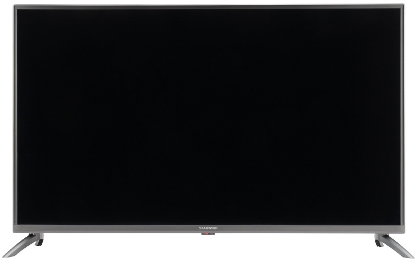 Телевизор Starwind Салют ТВ SW-LED43UB403, 43", LED, 4K Ultra HD, стальной от магазина Старвинд