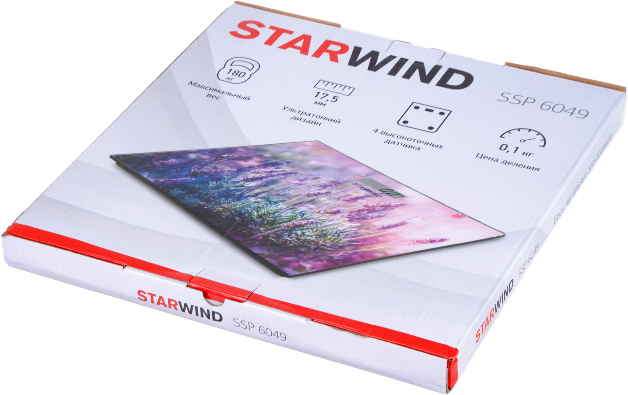 Весы напольные электронные Starwind SSP6049 рисунок/камни от магазина Старвинд