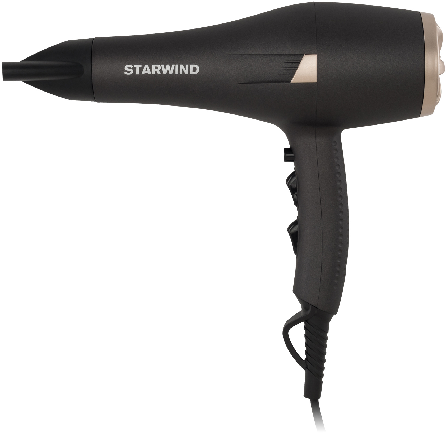 Фен Starwind SHD 6077 графит/золотистый от магазина Старвинд