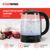 Чайник электрический Starwind SKG4031 черный, стекло. от магазина Старвинд