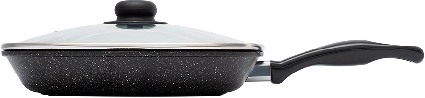 Сковорода-гриль Starwind Chef SW-CH3027G, черный, Pfluon покрытие, с крышкой (sw-ch3027g/кор) от магазина Старвинд