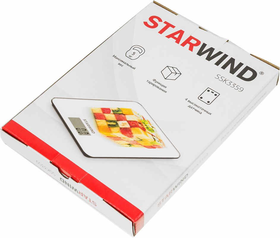 Весы кухонные Starwind SSK3359 от магазина Старвинд