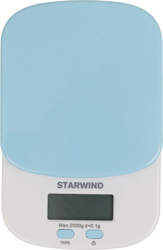 Весы кухонные Starwind SSK2156 голубой от магазина Старвинд