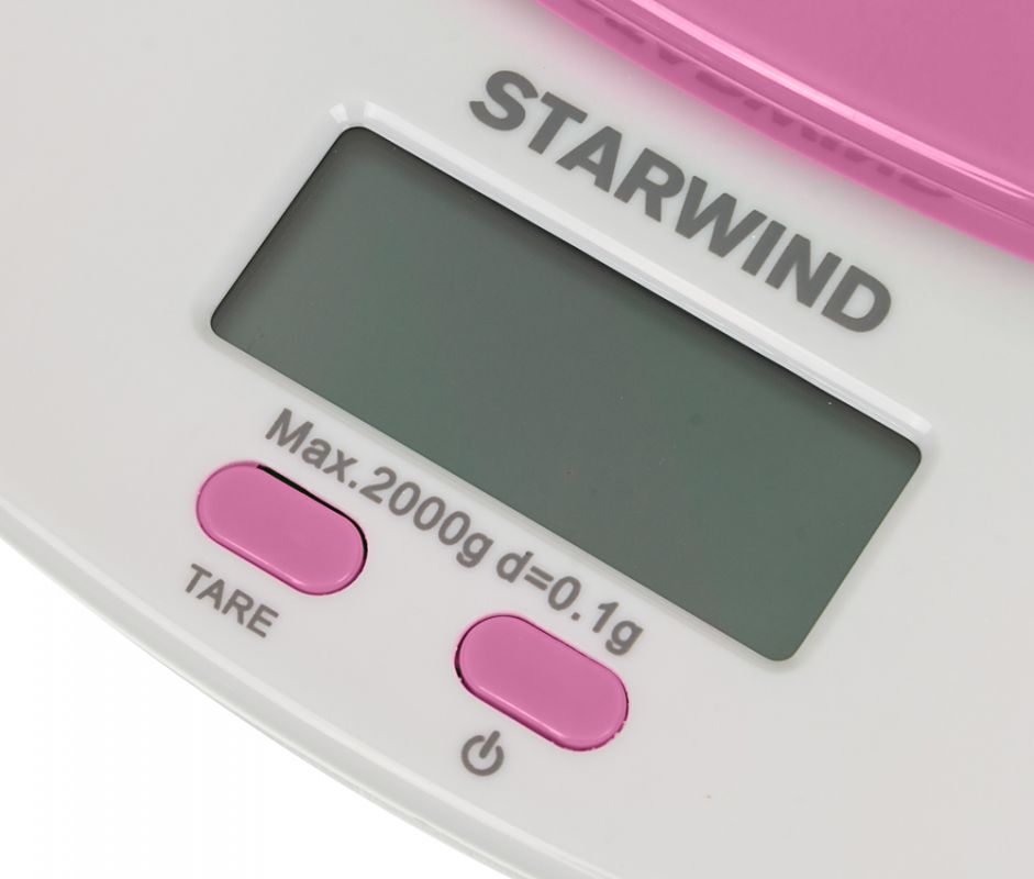 Весы кухонные Starwind SSK2157 розовый от магазина Старвинд