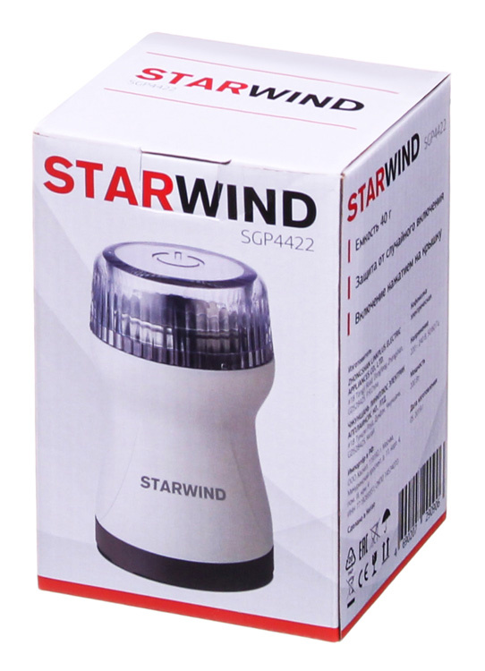 Кофемолка Starwind SGP4422 белый от магазина Старвинд
