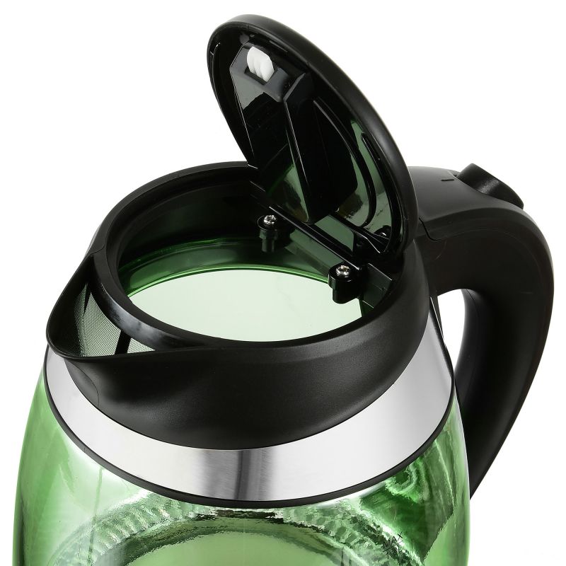 Чайник электрический Starwind SKG2213 зеленый/черный, стекло от магазина Старвинд