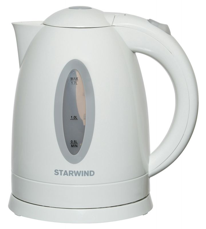 Чайник электрический Starwind SKP2211 белый, пластик от магазина Старвинд