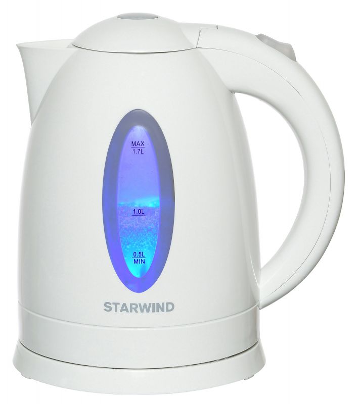 Чайник электрический Starwind SKP2211 белый, пластик от магазина Старвинд