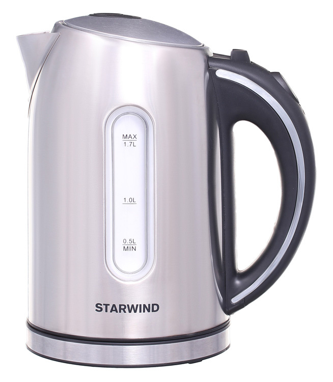 Чайник электрический Starwind SKS4210 серебристый матовый, нержавеющая сталь от магазина Старвинд