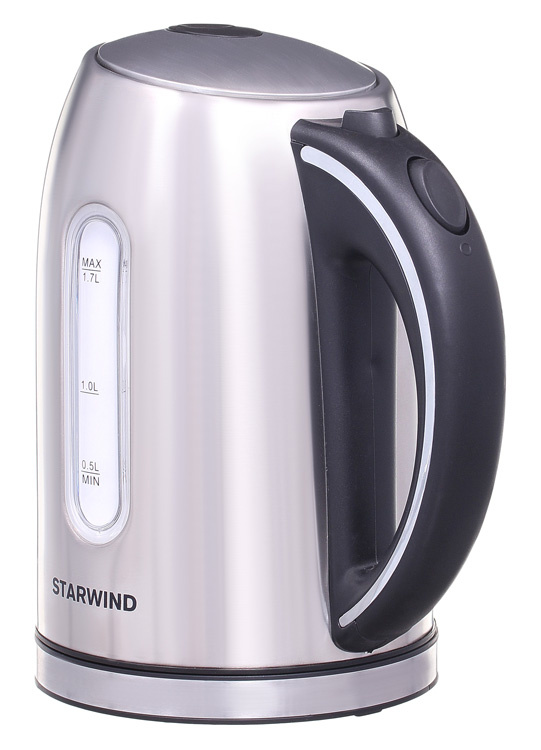 Чайник электрический Starwind SKS4210 серебристый матовый, нержавеющая сталь от магазина Старвинд