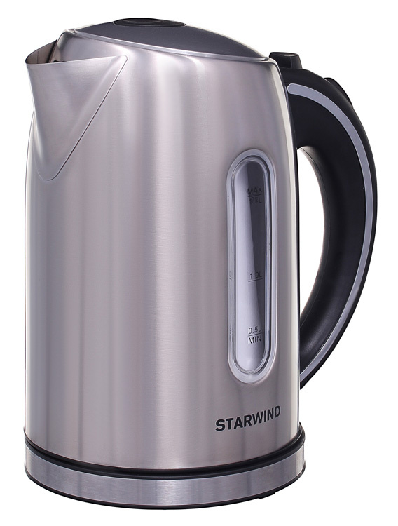 Чайник электрический Starwind SKS4210 серебристый матовый, нержавеющая сталь от магазина Старвинд