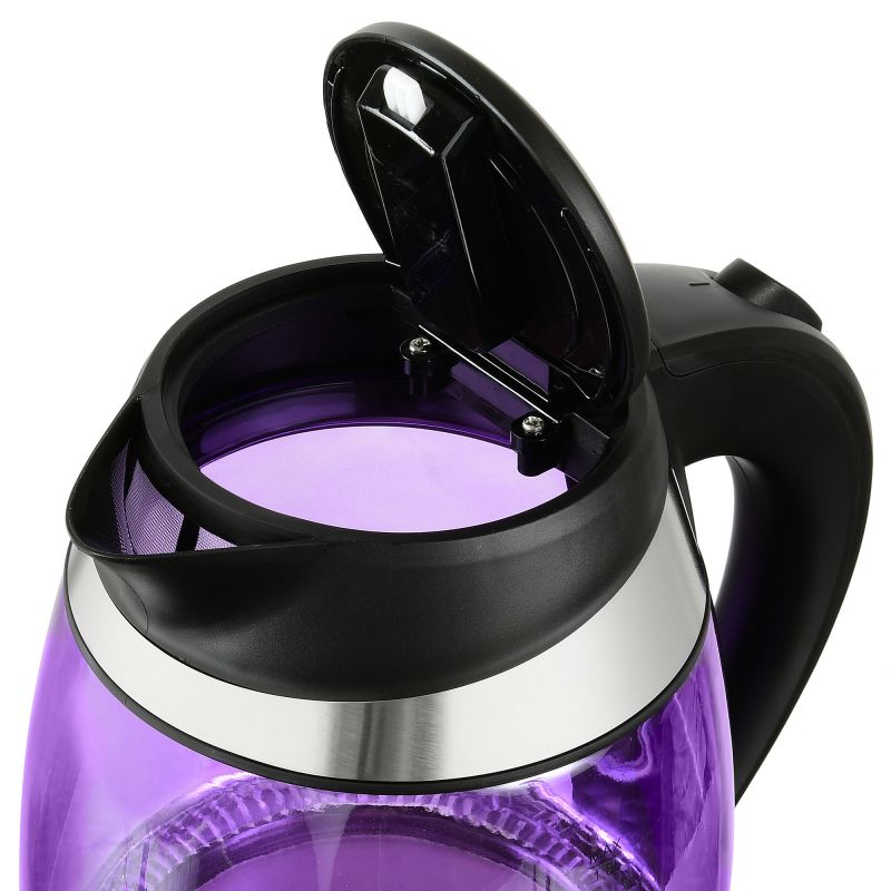 Чайник электрический Starwind SKG2217 фиолетовый/черный, стекло от магазина Старвинд